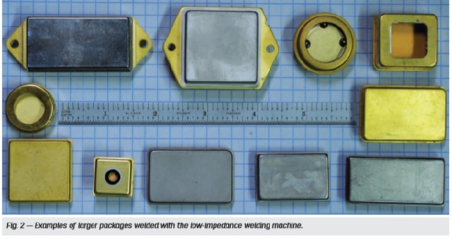 Examples of low impedance welded seals